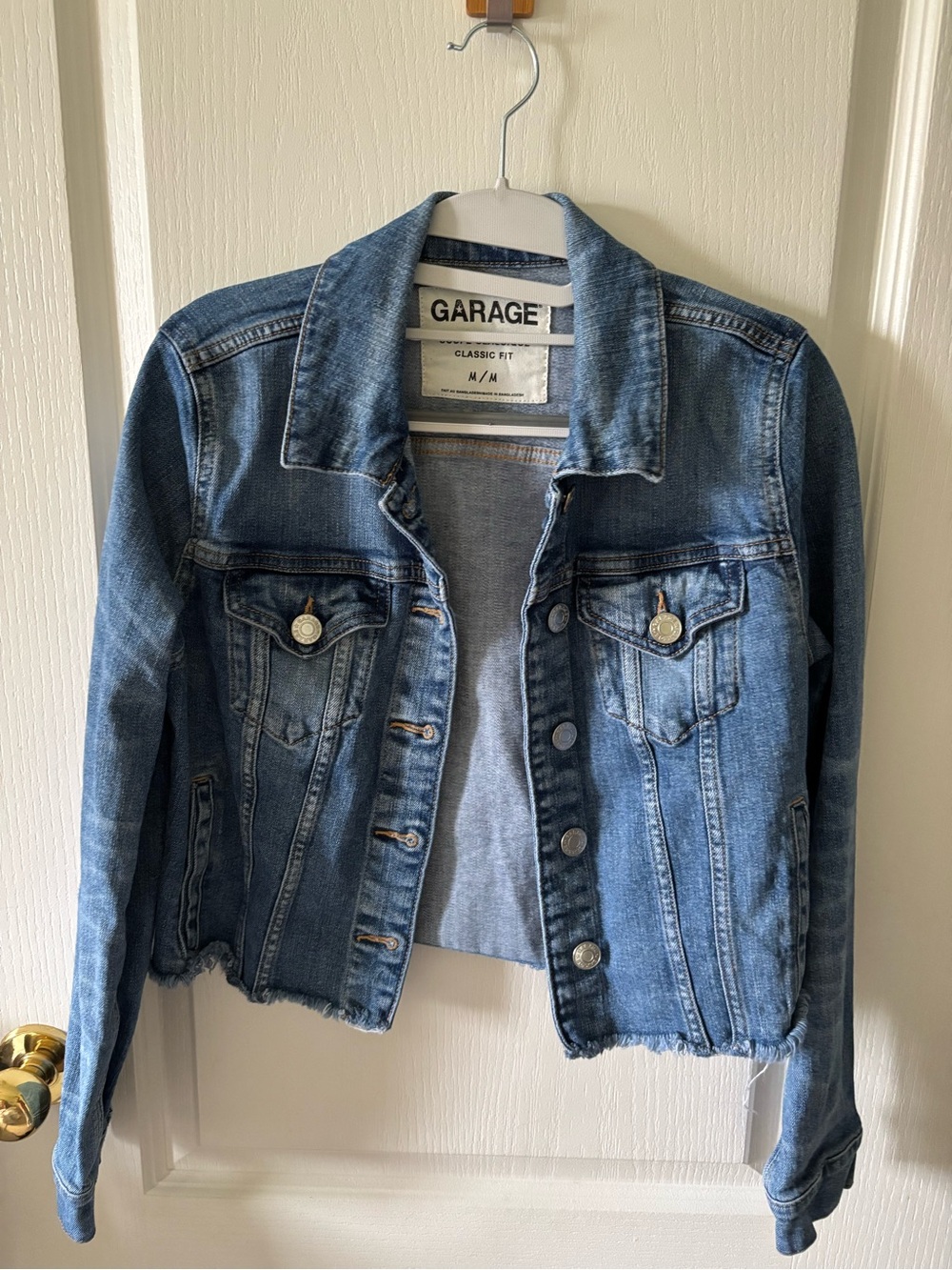 Garage Women's Classic Fit Blue Denim Jacket